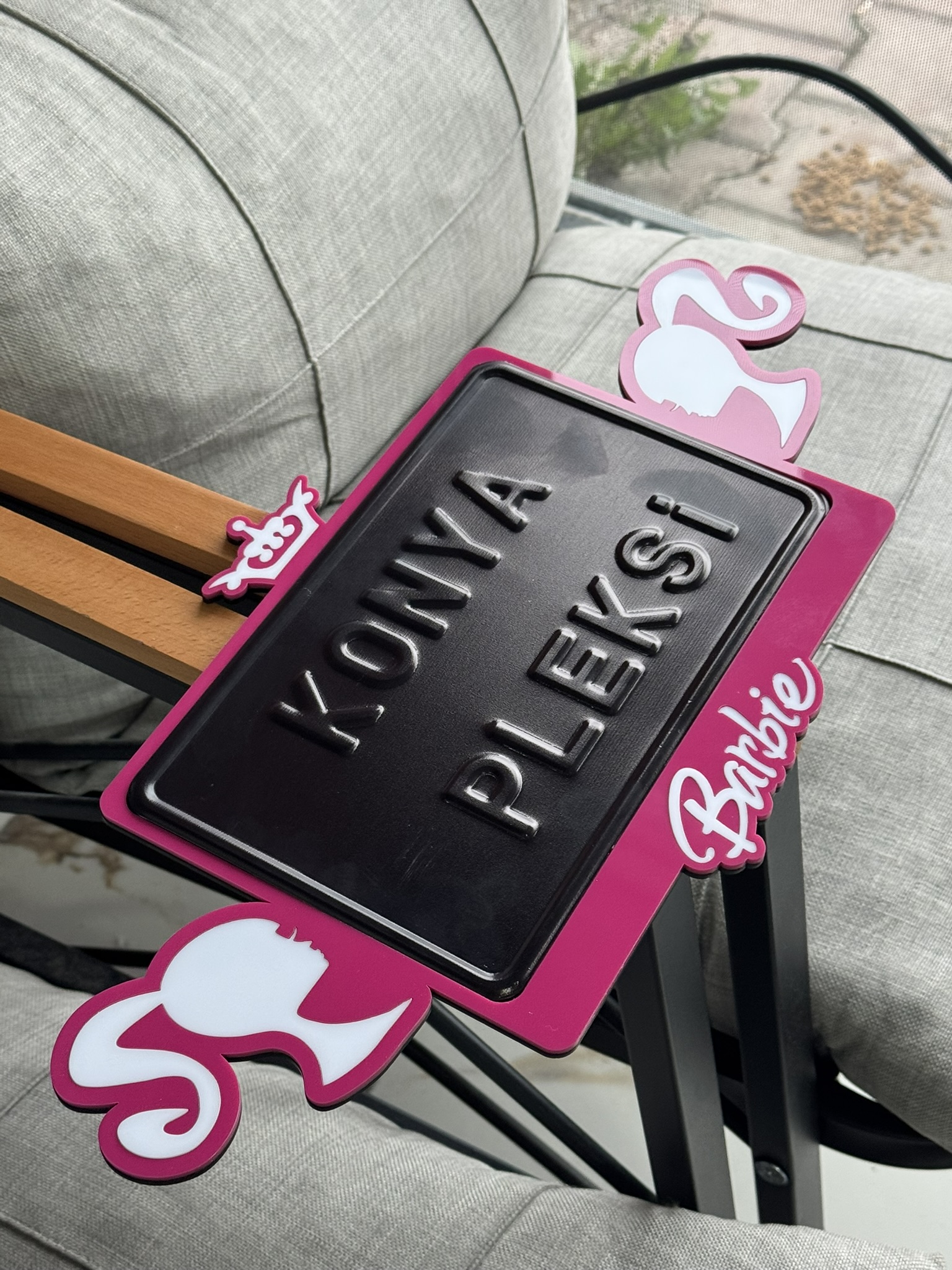 Barbie Full Pleksi Plakalık