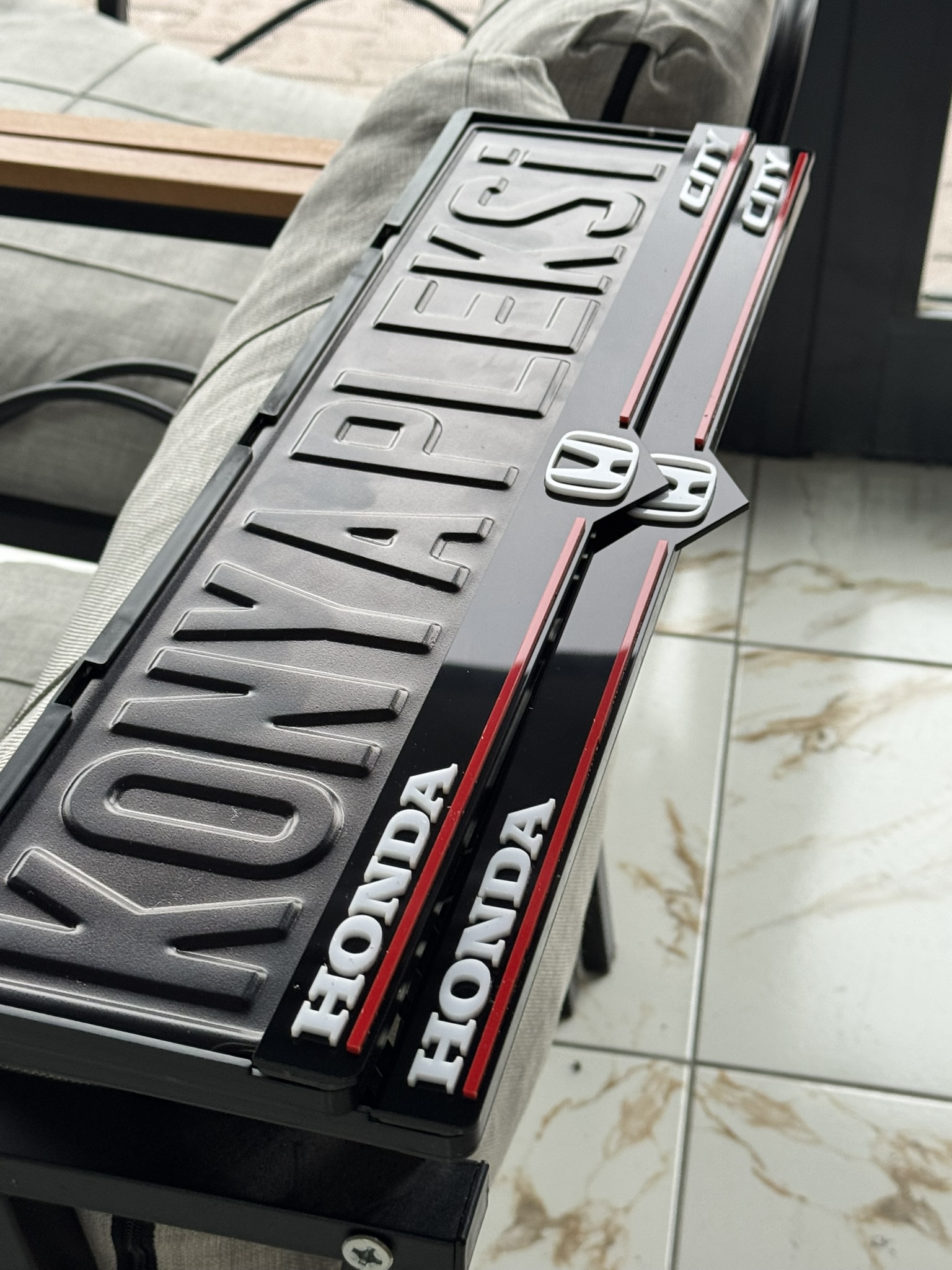 Honda 3D Plakalık