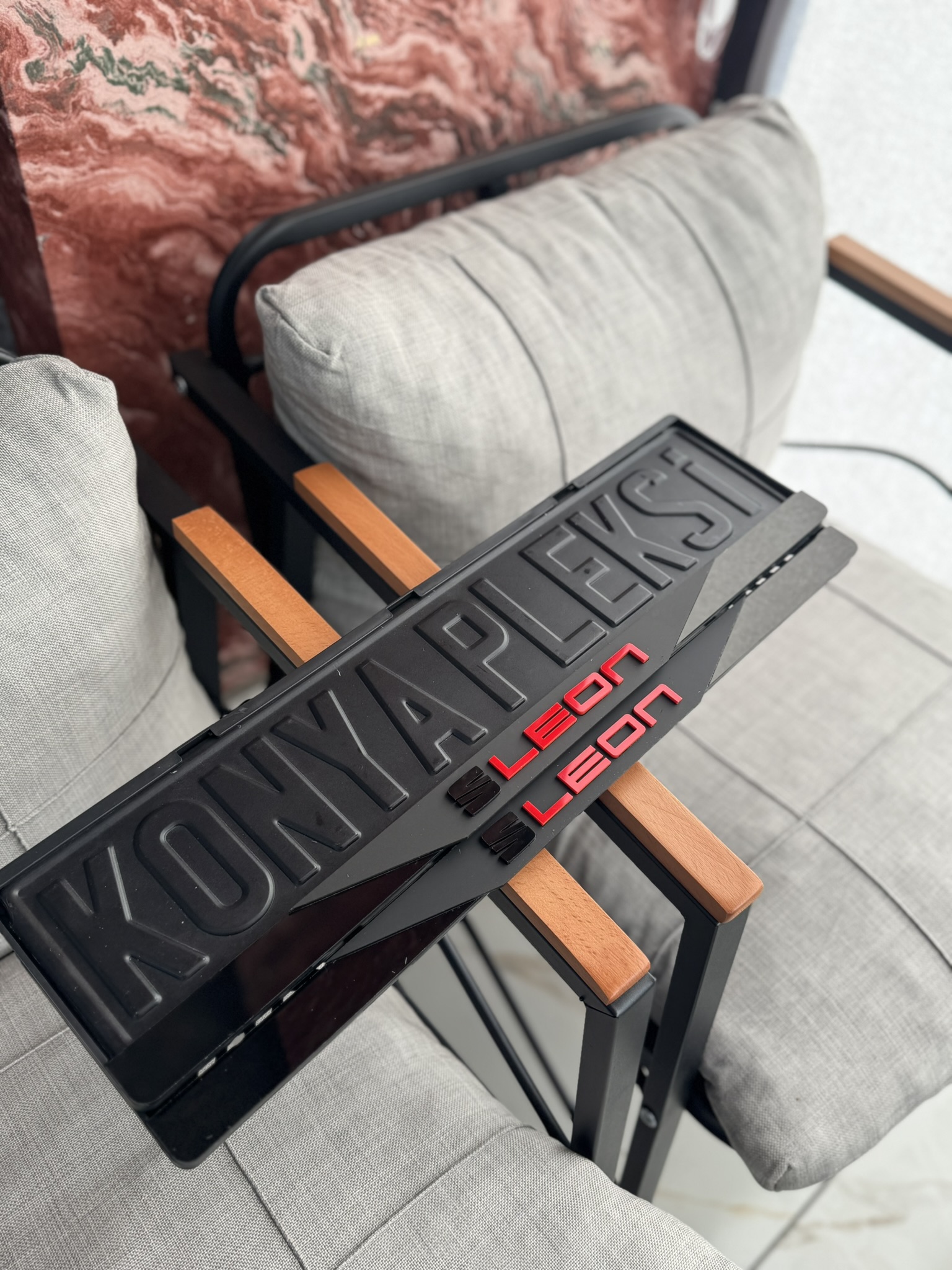 Seat Mat Detaylı 3D Plakalık