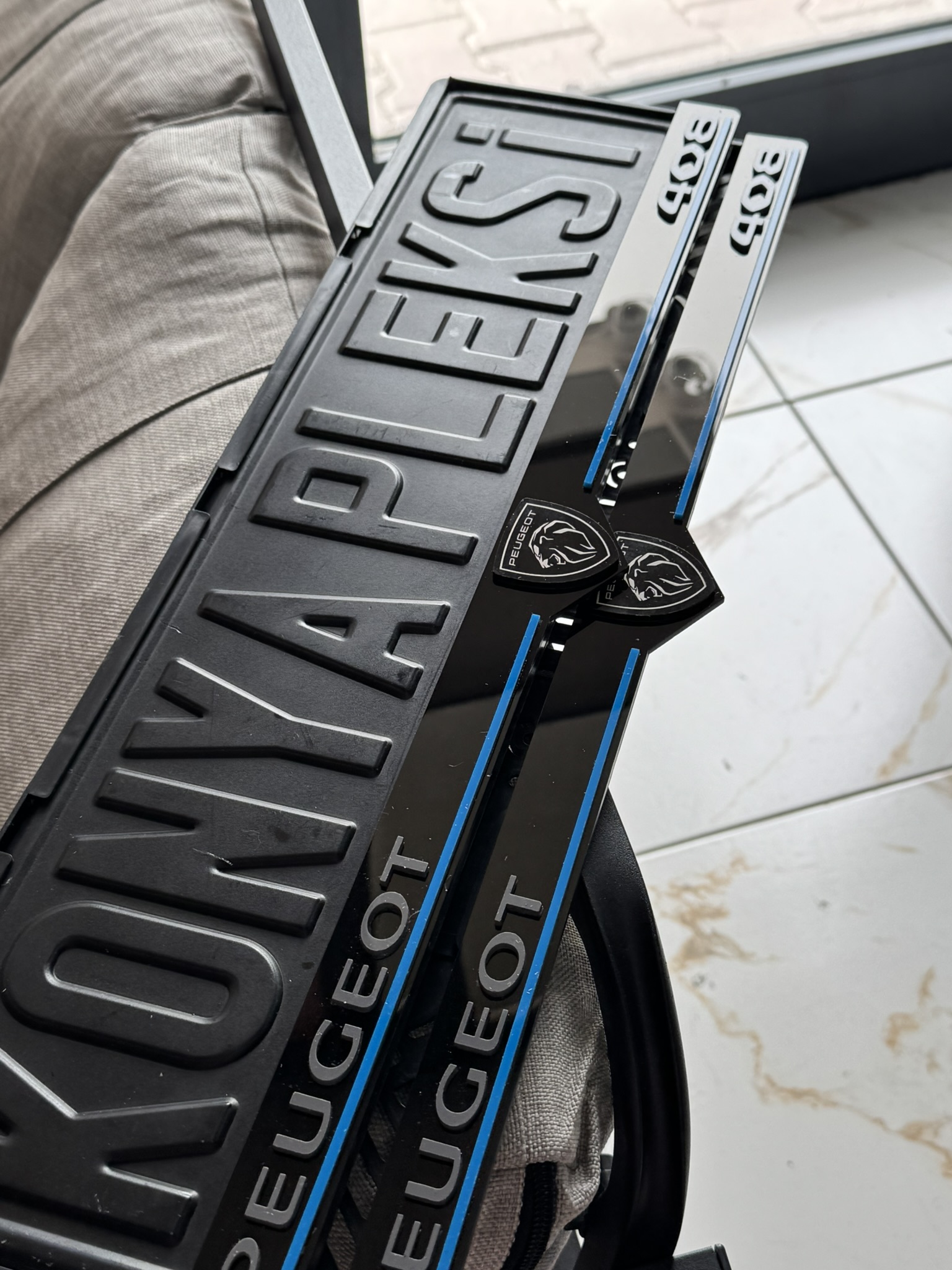 Peugeot 3D Plakalık