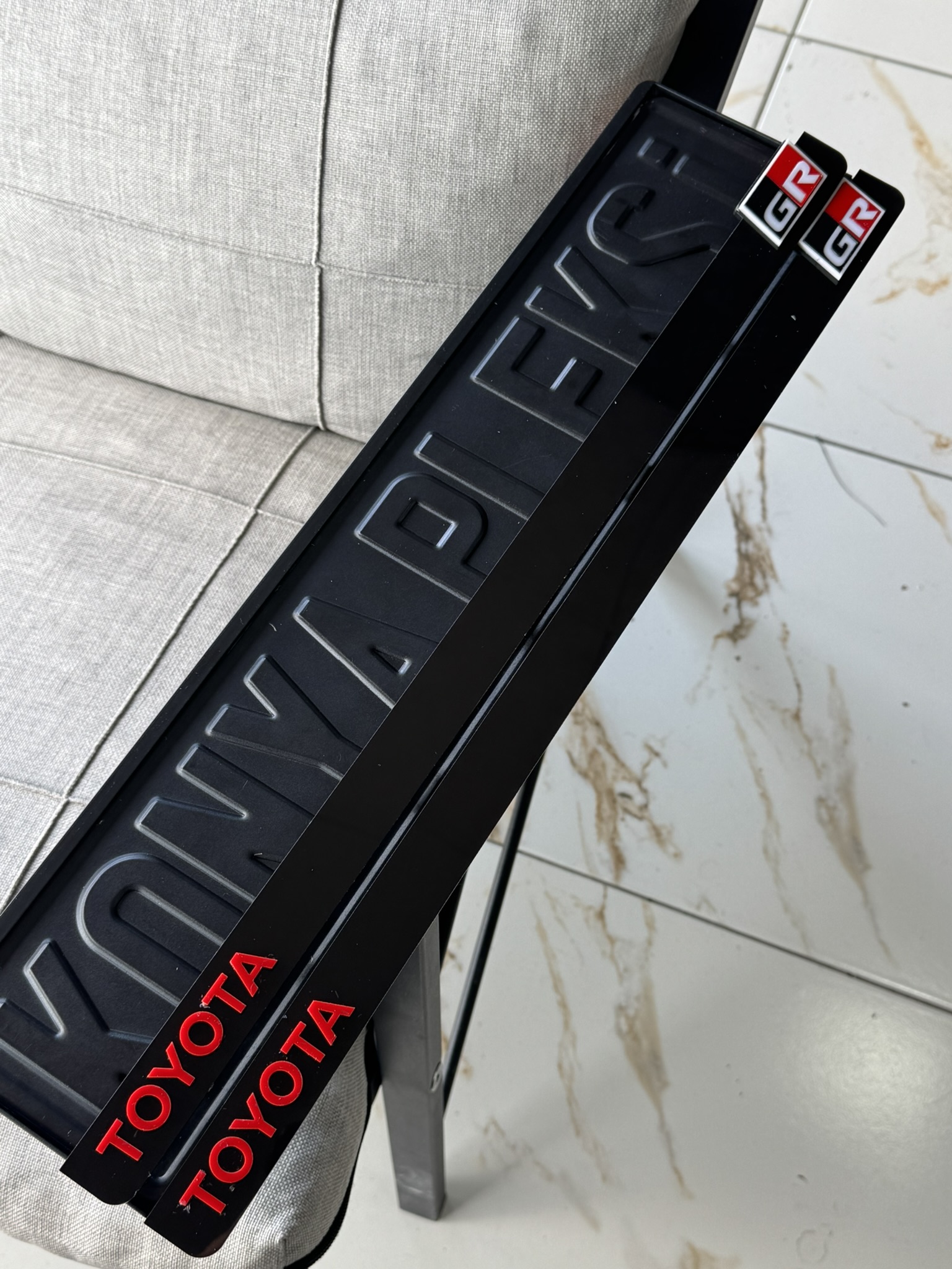 Toyota 3D Plakalık