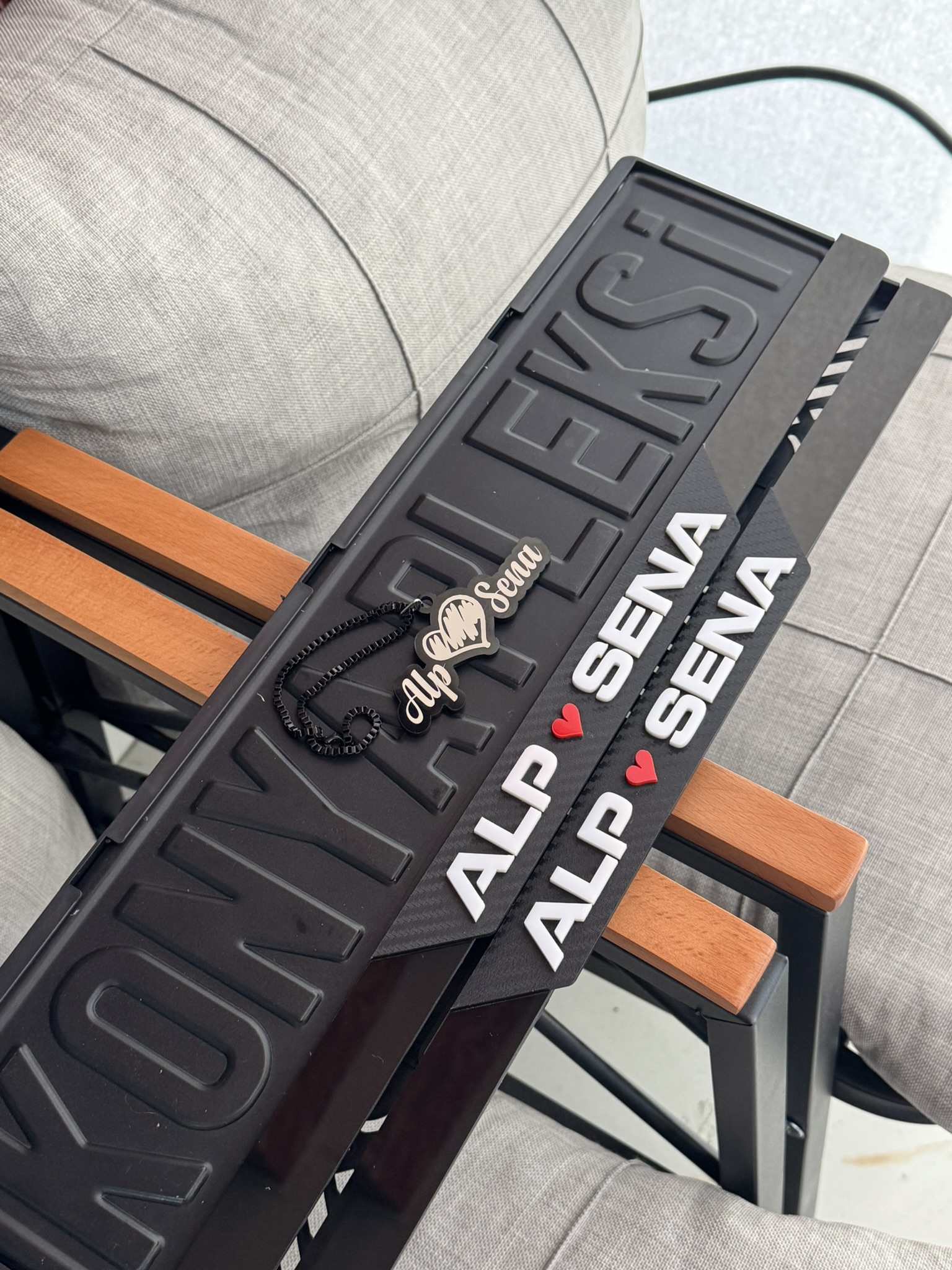 Karbon Detaylı 3D Plakalık