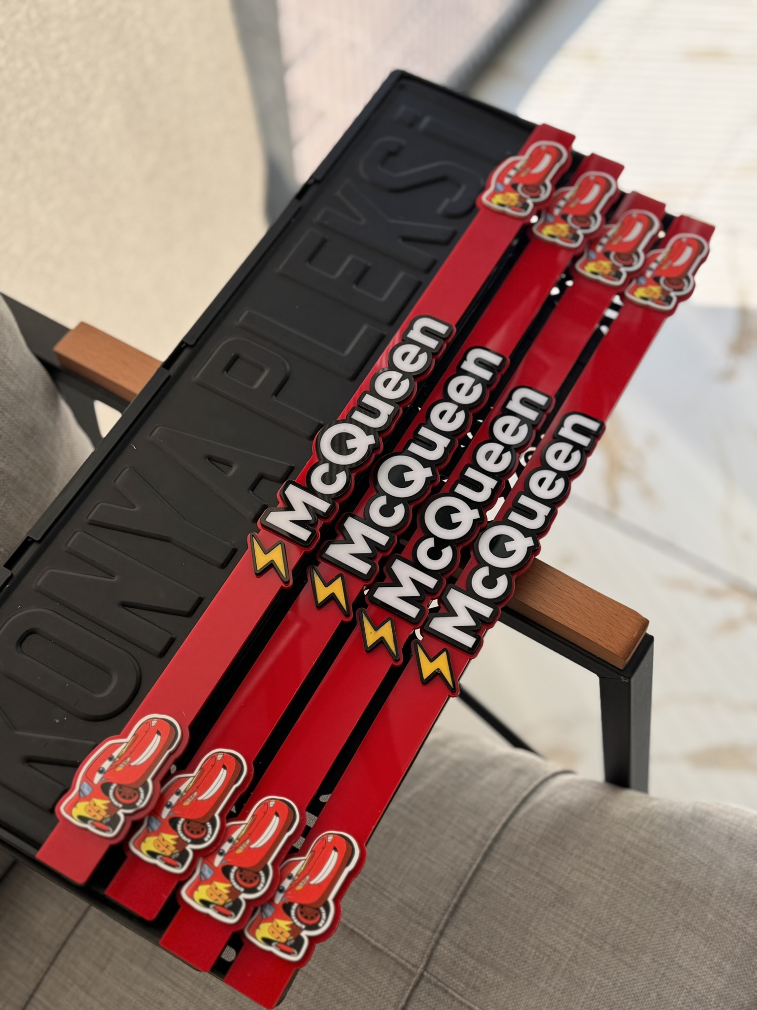 McQueen 3D Plakalık