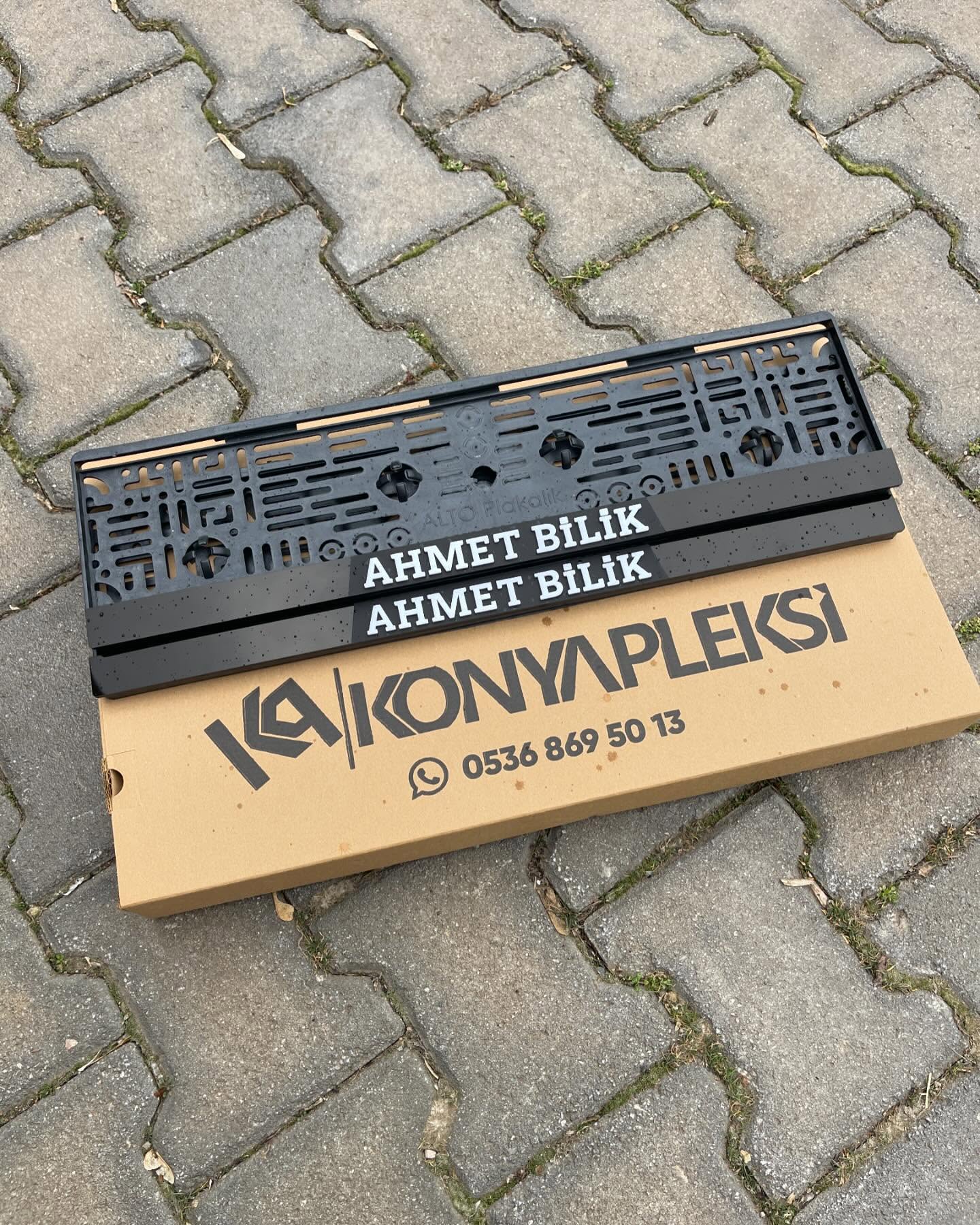 Mat Detaylı 3D Plakalık