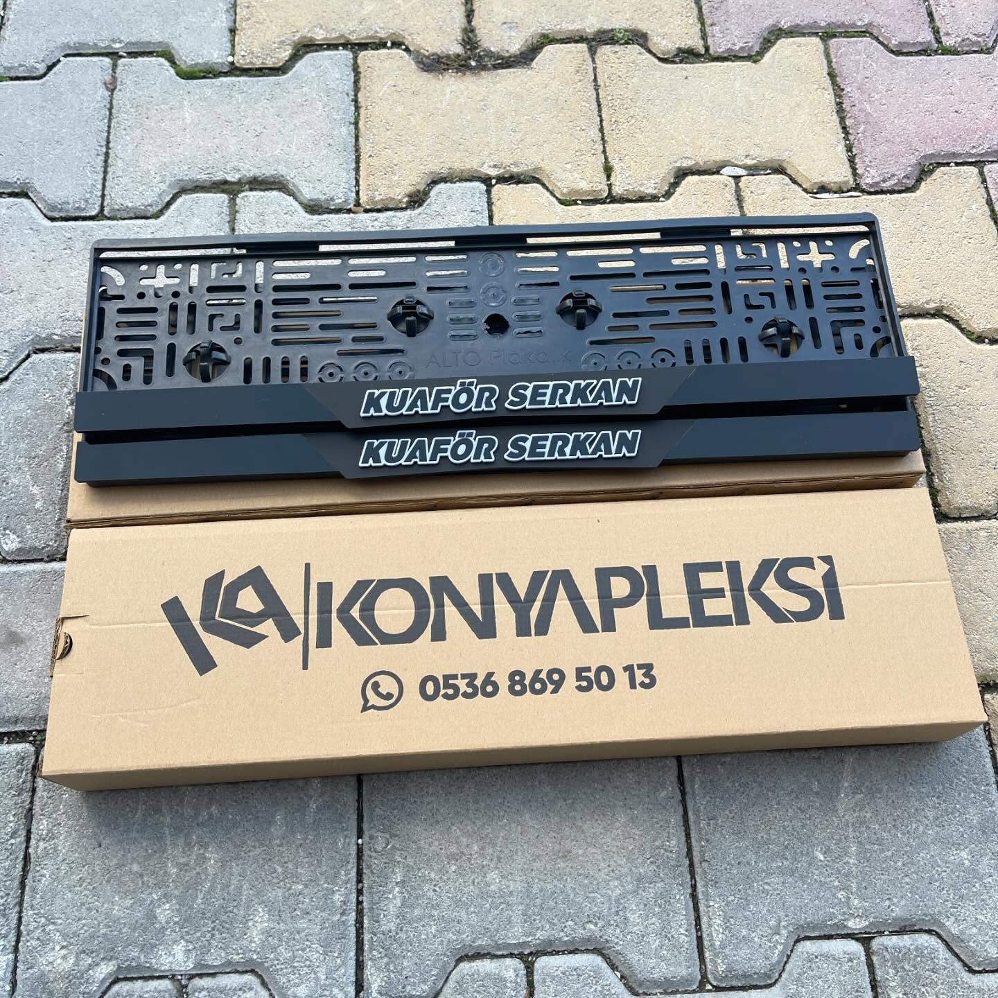 Mat Detaylı 5D Plakalık