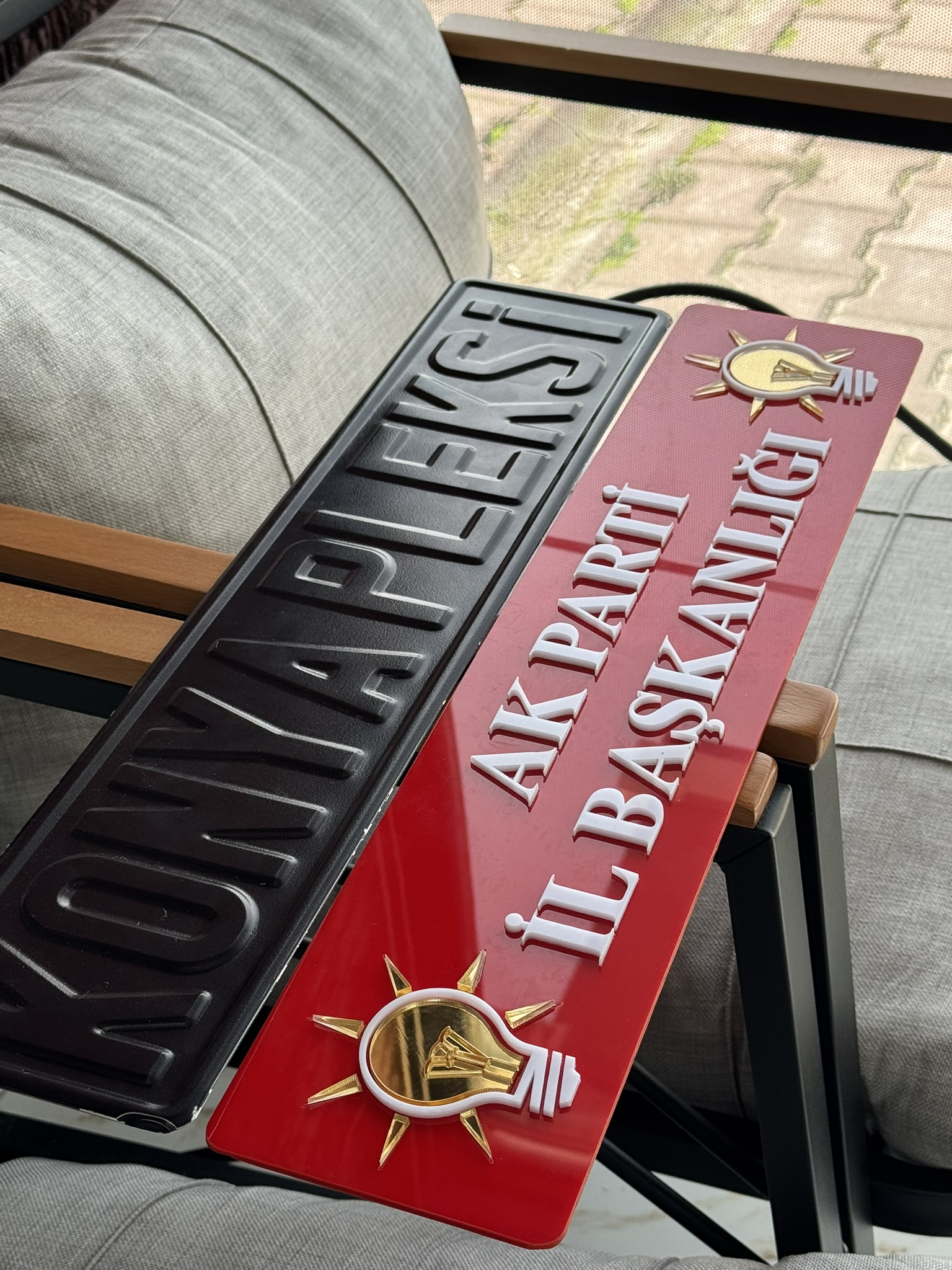 Ak Parti Dekor Plaka